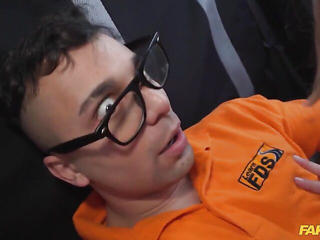 Threesome sex in car with Dominno and Lady Gang