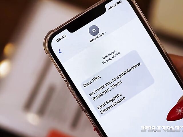 Hardcore job interview with german MILF Dirty Priscilla