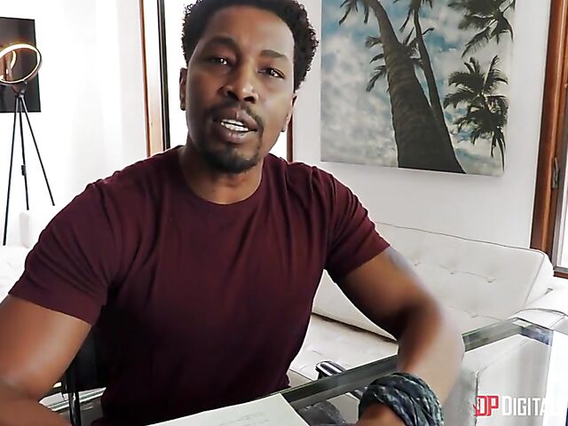 Violet Starr and Gabbie Carter's office threesome with Small Hands