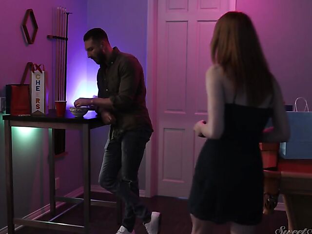 Sweaty sex with red-haired cheater Lacy Lennon