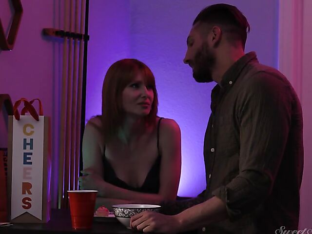 Sweaty sex with red-haired cheater Lacy Lennon