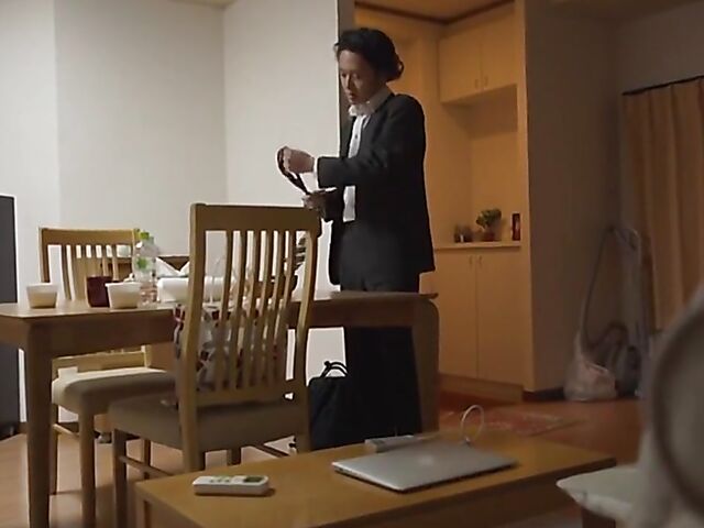 Slim Japanese babe in sexy lingerie Nanami Misaki gets shagged many times