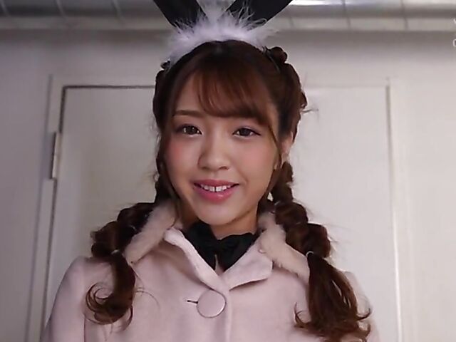 Sexy lingerie fuck with cute Japanese bunny girl Himari Kinoshita