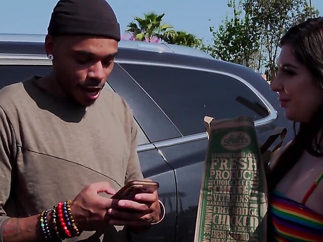 Keira Croft - White chick's black cock anal pleasure with her old friend