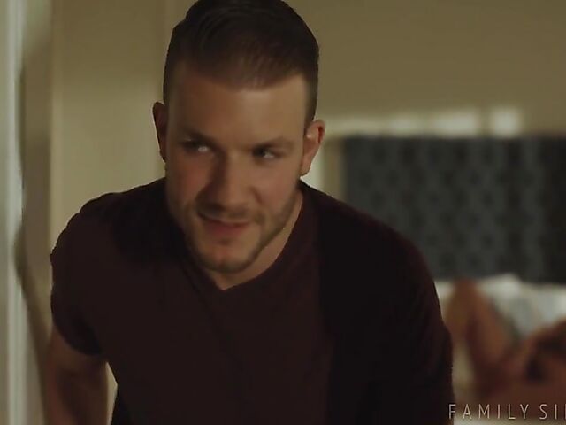 Big tits MILF in hot lingerie Rachael Cavalli teaches her stepson a lesson