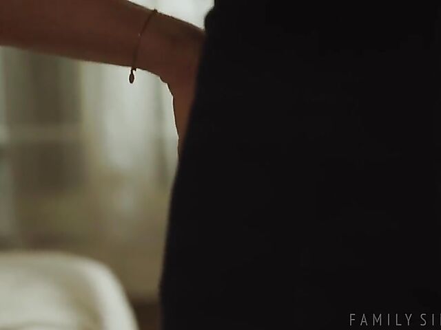 Big tits MILF in hot lingerie Rachael Cavalli teaches her stepson a lesson