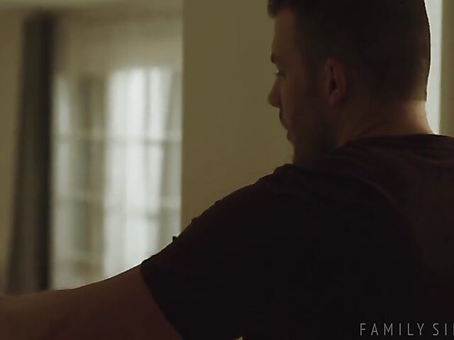 Big tits MILF in hot lingerie Rachael Cavalli teaches her stepson a lesson