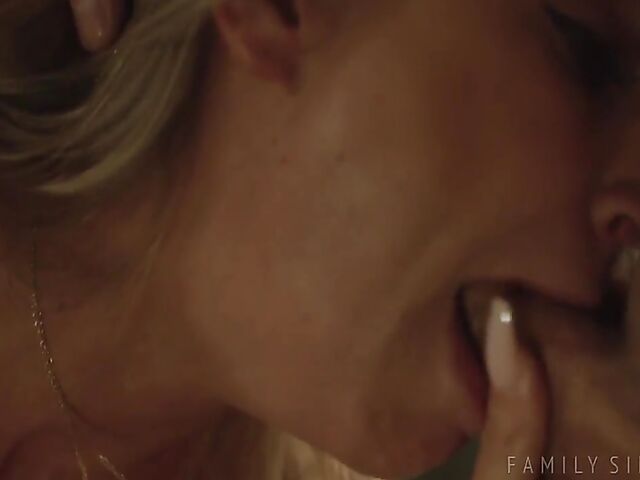 Big tits MILF in hot lingerie Rachael Cavalli teaches her stepson a lesson