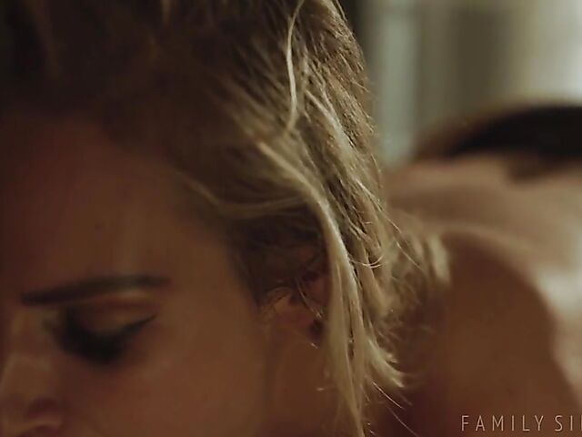 Big tits MILF in hot lingerie Rachael Cavalli teaches her stepson a lesson