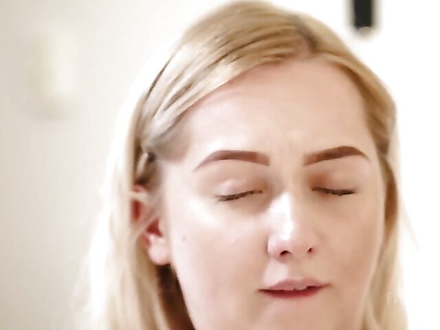 Bernie - Pretty blonde masturbation solo in her bedroom