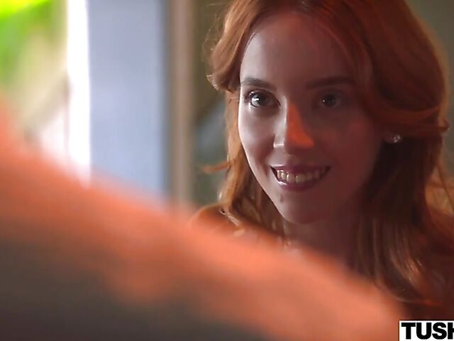 Lottie Magne - Skinny redhead anal adventure in Ibiza