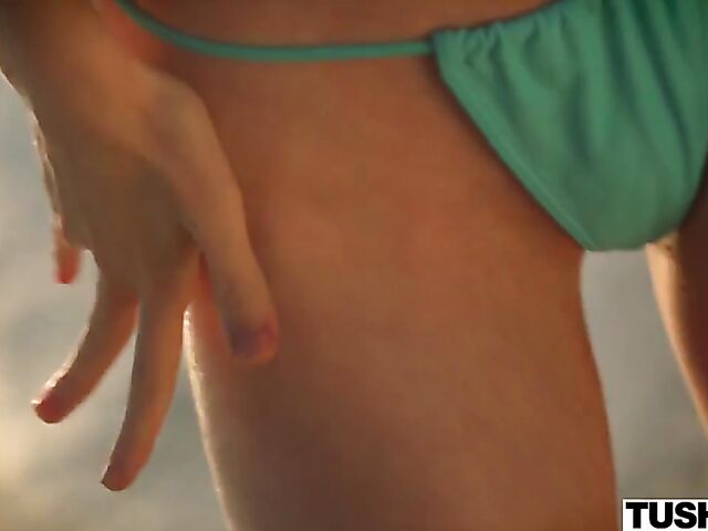 Lottie Magne - Skinny redhead anal adventure in Ibiza