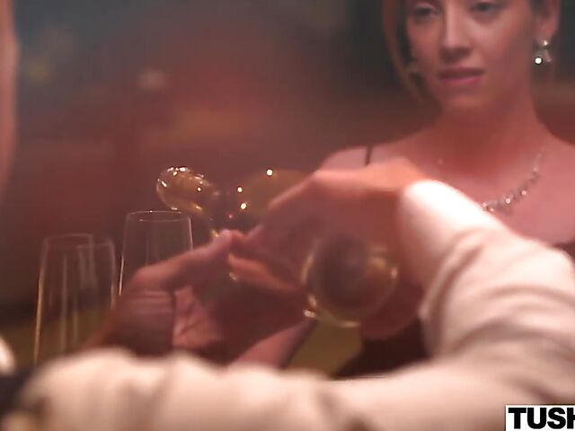 Lottie Magne - Skinny redhead anal adventure in Ibiza