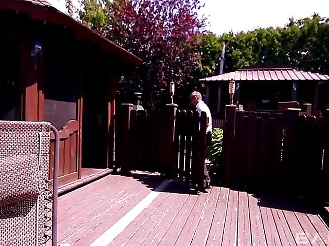 Teen bikini fuck in the pool with Brind Love