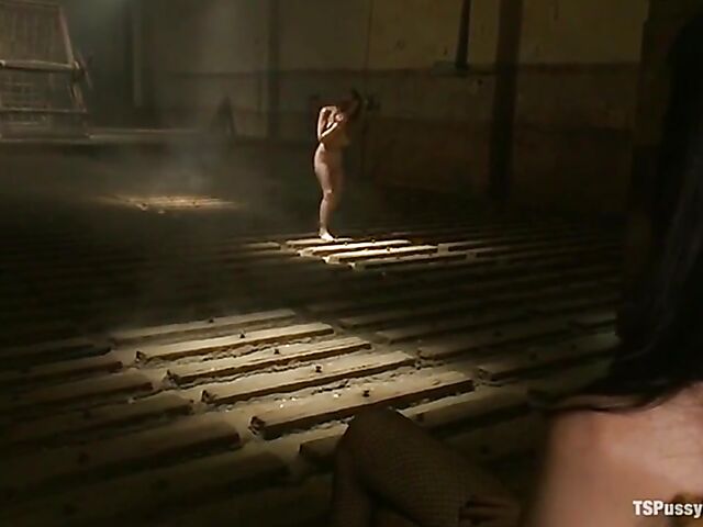 Shemale domination with mistress Mandy Mitchell fucking bound Amber Rayne in the ass