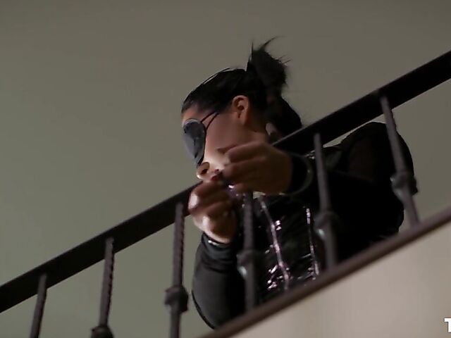 Erotic fingering solo in black panties with Zuzu Sweet