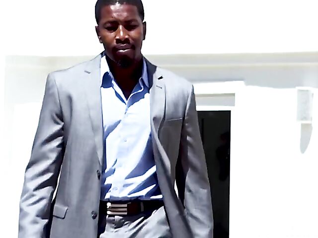 Ana Foxxx - Skinny ebony outdoor fun with a black cock