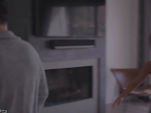 Skinny redhead Vanna Bardot gets her pussy wrecked after morning yoga