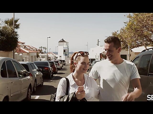 Katarina Rina's vacation sex in Tenerife with her hot lover