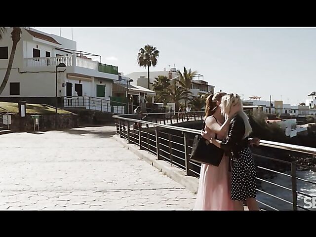 Katarina Rina's vacation sex in Tenerife with her hot lover