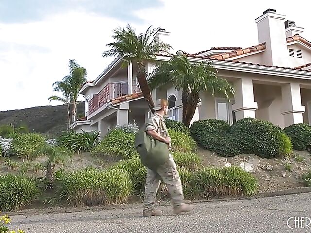 Military cock for hot stepmom Adira Allure