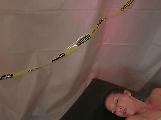 Lesbian foot domination and strapon fuck with mistress Lydia Black and her slave Ariel X