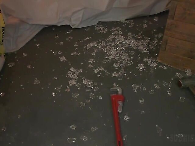 Lesbian foot domination and strapon fuck with mistress Lydia Black and her slave Ariel X