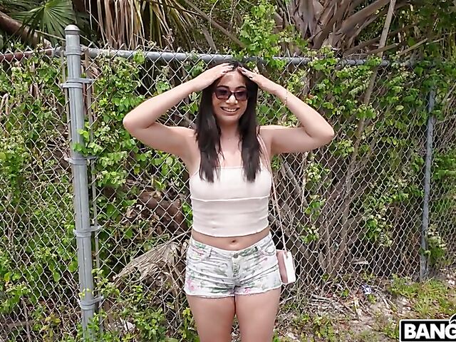 Lucy Sunflower - Delicious latina interracial anal in a van