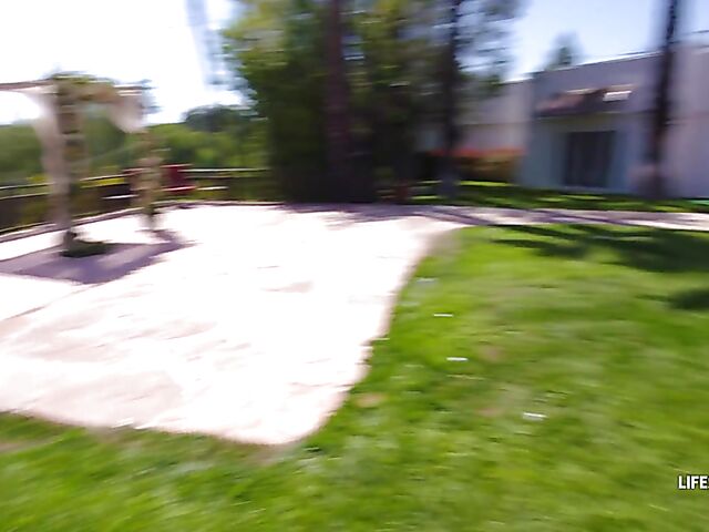 POV redhead bride Vanna Bardot's wedding fuck from your point of view