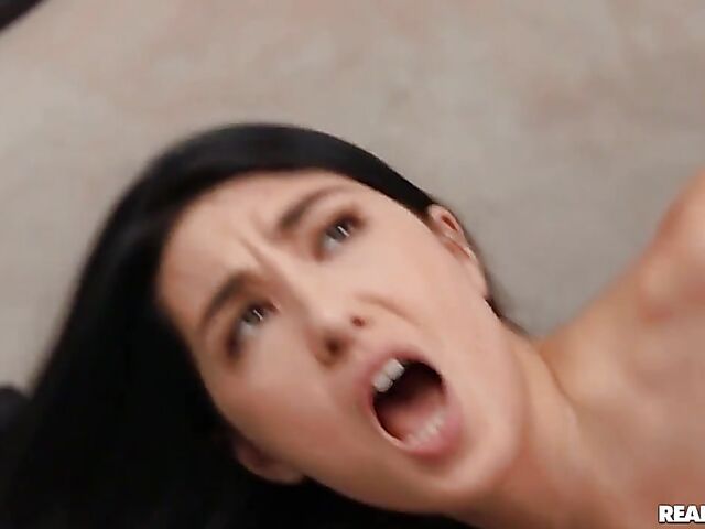 Spying on young asian chick Mina Moon masturbating