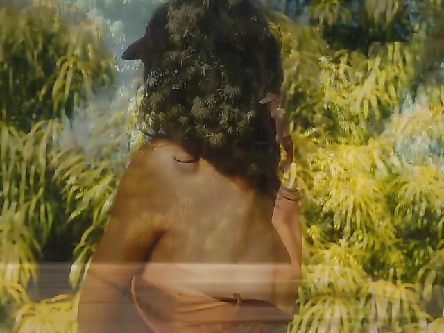 Outdoor solo by the pool with playboy glamour models