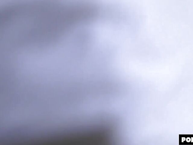 Ahegao face deep throat and doggystyle with rainbow girl Melina May