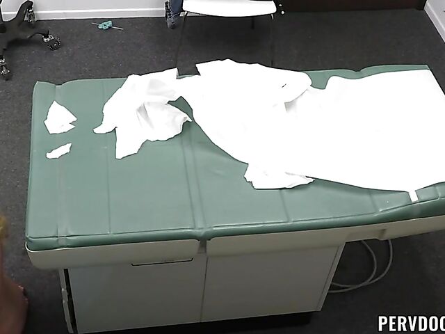 Nurse threesome with a cute girl and the doctor featuring Kyler Quinn and Jessica Ryan