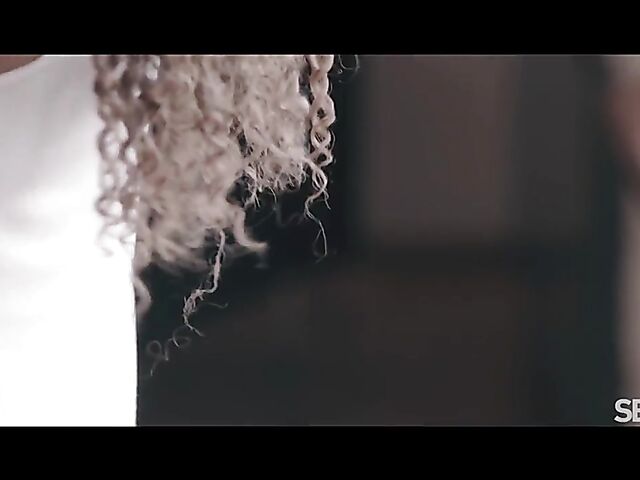 Curly brunette Capri Lmonde is a passionate lover