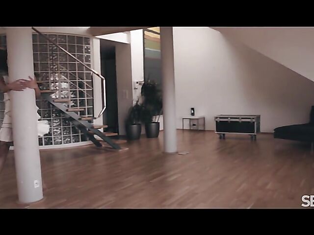 Curly brunette Capri Lmonde is a passionate lover