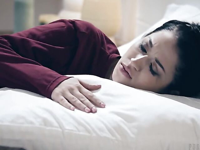 Alex Coal - Brunette interracial black cock passion