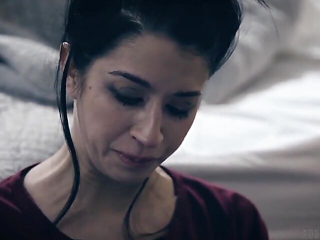 Alex Coal - Brunette interracial black cock passion