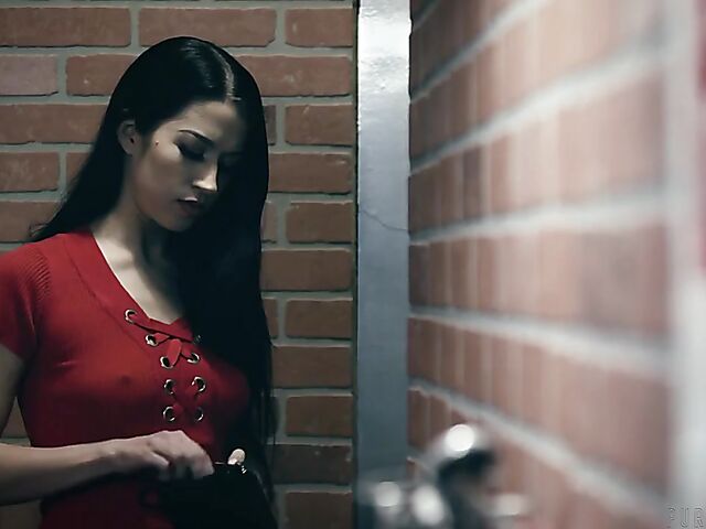 Alex Coal - Brunette interracial black cock passion