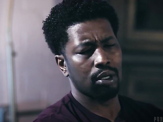 Alex Coal - Brunette interracial black cock passion