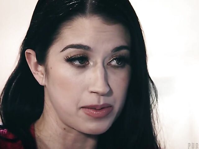 Alex Coal - Brunette interracial black cock passion