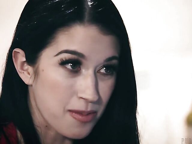 Alex Coal - Brunette interracial black cock passion