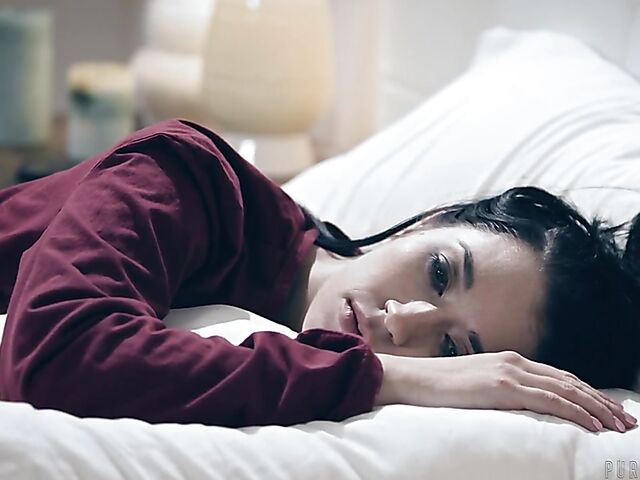 Alex Coal - Brunette interracial black cock passion