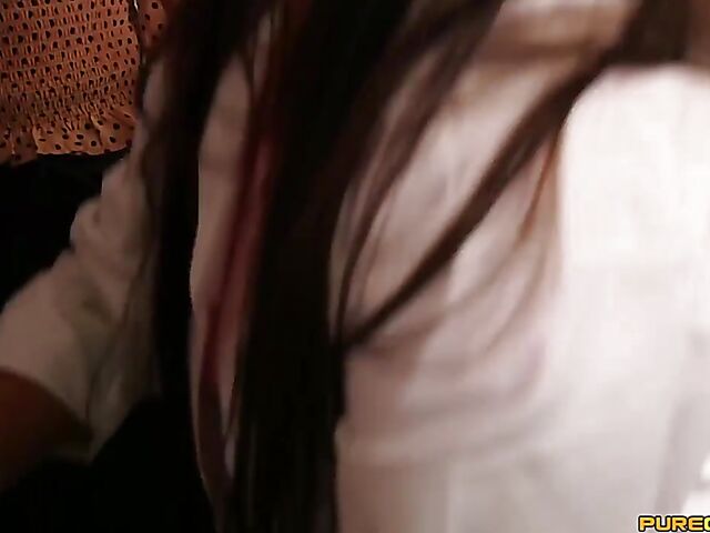 CFNM handjob with three pharmacists Alana Bliss, Lana Harding and Scarlett Rose