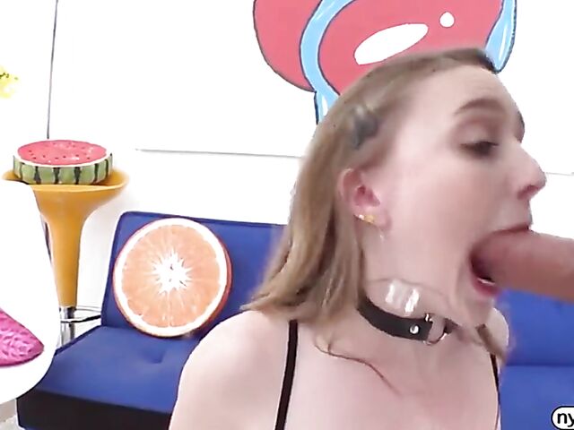 Gonzo close up fuck with natural girl Laney Grey