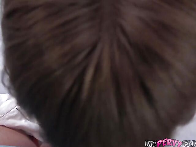 Alex Blake - Sweet stepsis in panties fuck POV style