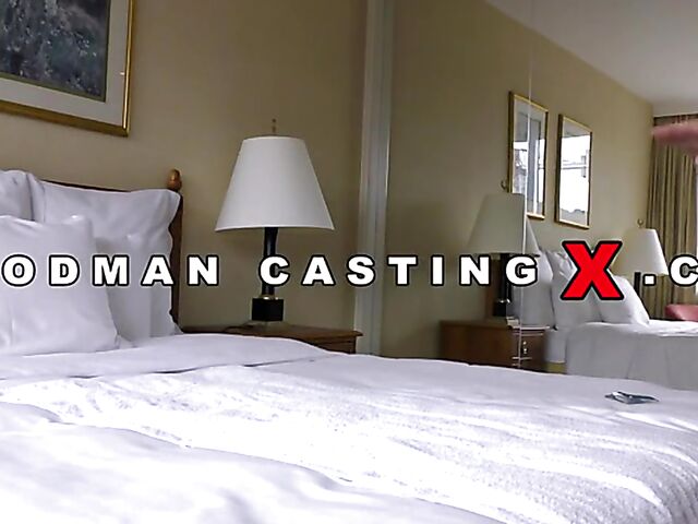 Woodman anal fucks tall curly babe Candice Demellza