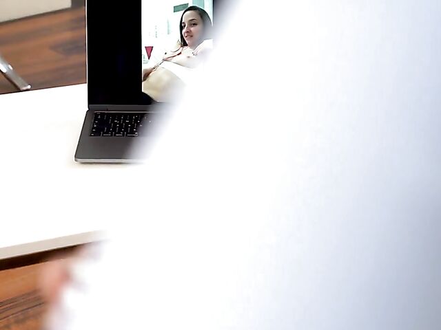 Horny Spanish babe Bella Rico caught and fucked