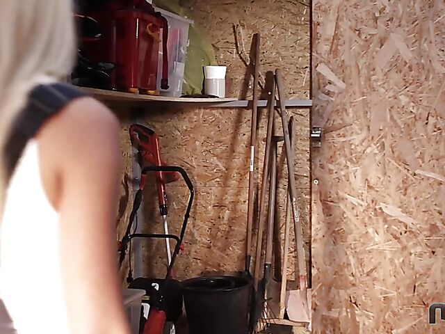 Slim blonde Kiara Lord fucks in high heels in her dreams