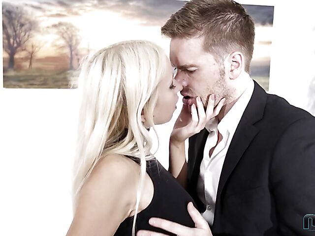 Slim blonde Kiara Lord fucks in high heels in her dreams