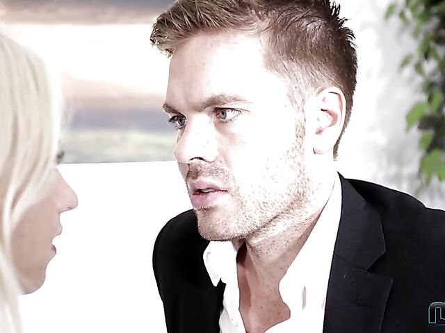 Slim blonde Kiara Lord fucks in high heels in her dreams